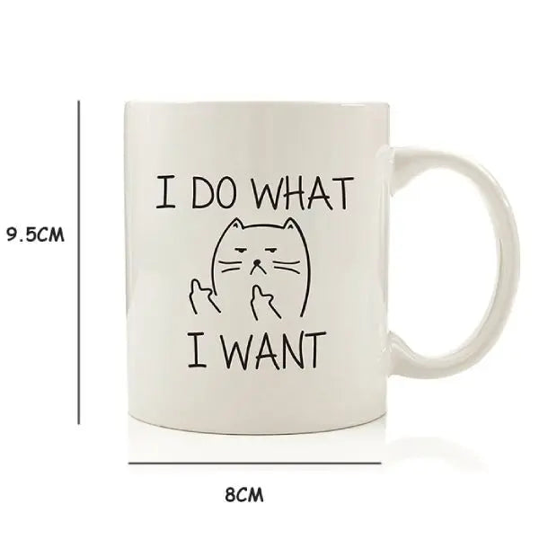 Mug Chat I Do What I Want - Vraiment-chat