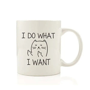 Mug Chat I Do What I Want - Vraiment-chat