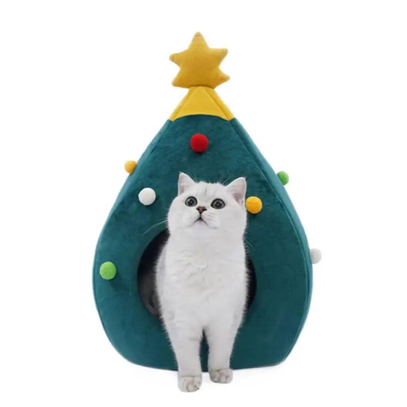 Niche pour Chat de Noël - Vraiment-chat