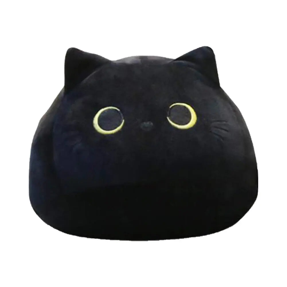 Peluche chat noir ronde Vraiment-chat