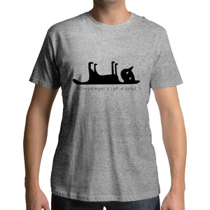 T-Shirt Chat Schrodinger CAT IS DEAD - Vraiment-chat