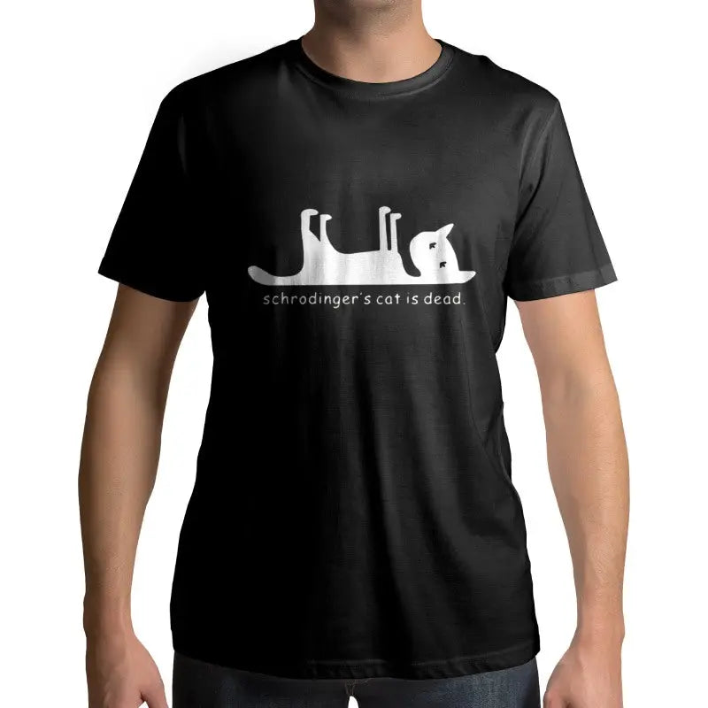 T-Shirt Chat Schrodinger CAT IS DEAD - Vraiment-chat