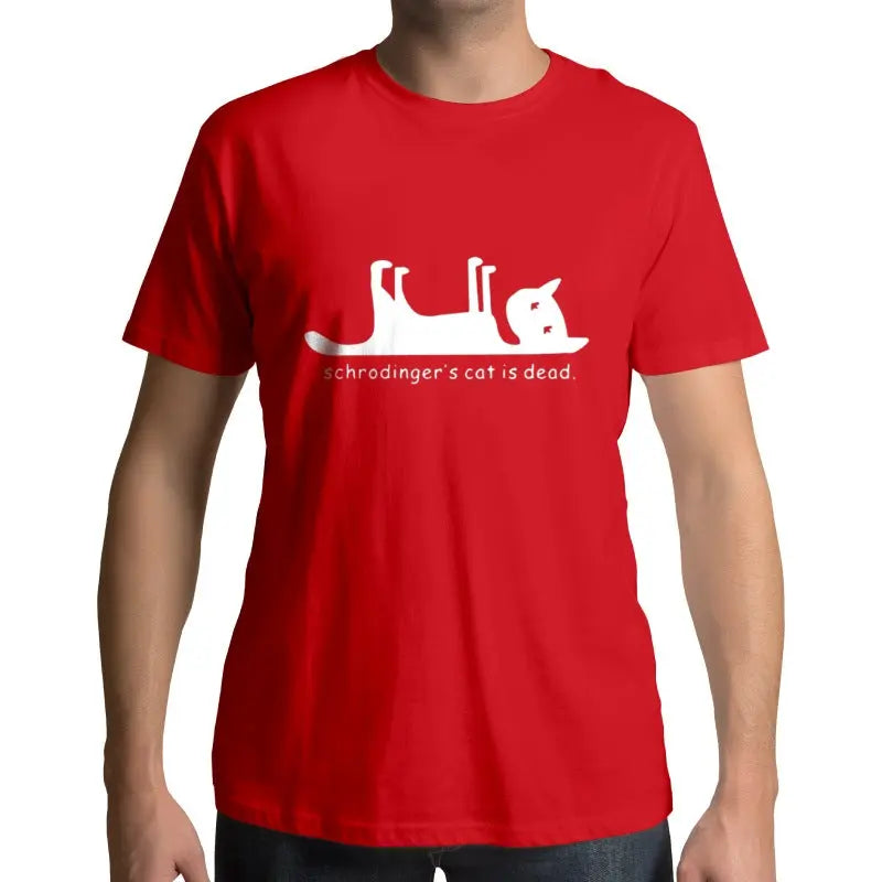 T-Shirt Chat Schrodinger CAT IS DEAD - Vraiment-chat