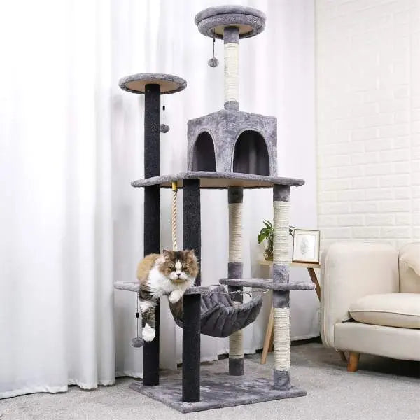Arbre à chat en Bois Luxie - Vraiment-chat