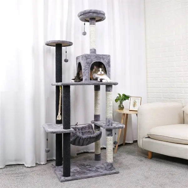 Arbre à chat en Bois Luxie - Vraiment-chat