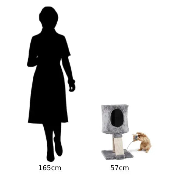 Arbre à chat Maison Douillet en Hauteur Vraiment-chat