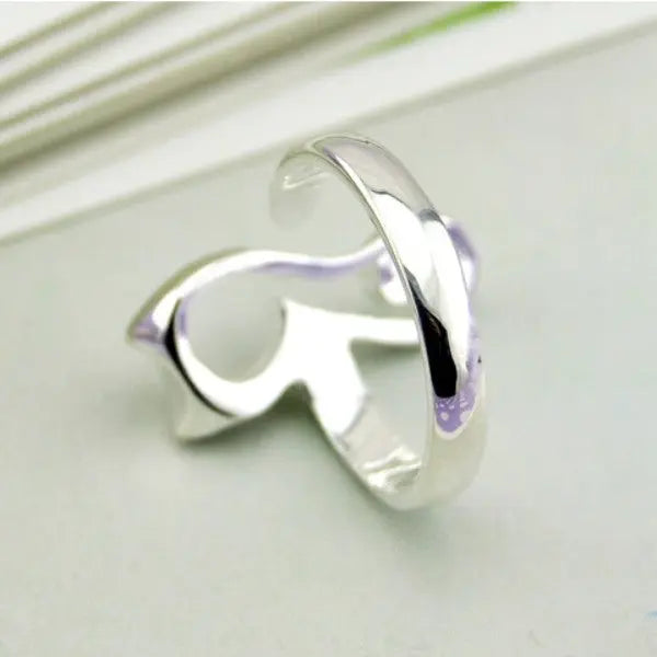 Bague Chat Abstrait (Argent) - Vraiment-chat
