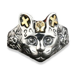 Bague Chat Bengal (Argent) - Vraiment-chat
