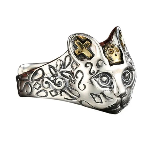 Bague Chat Bengal (Argent) - Vraiment-chat