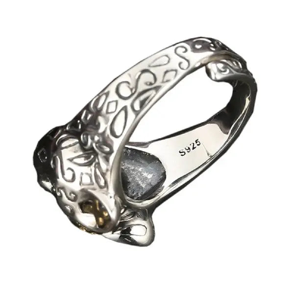 Bague Chat Bengal (Argent) - Vraiment-chat