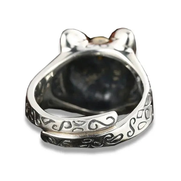 Bague Chat Bengal (Argent) - Vraiment-chat