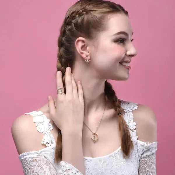 Bague Chat Croissant de Lune (Argent) - Vraiment-chat