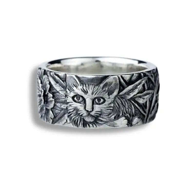 Bague Chat Gothique - Vraiment-chat