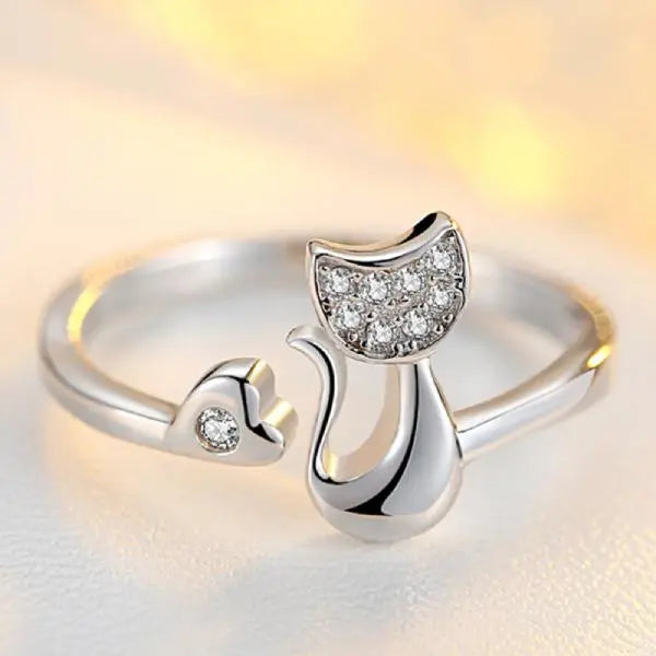 Bague Chat Idée Brillante - Vraiment-chat