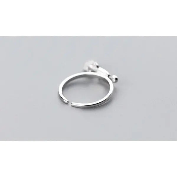 Bague Chat joueur (argent) - Vraiment-chat