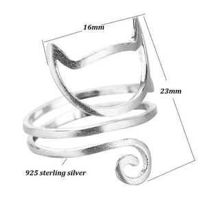 Bague Chat Minimaliste (Argent) Vraiment-chat
