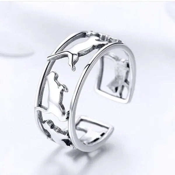 Bague Motif Chat (argent) - Vraiment-chat