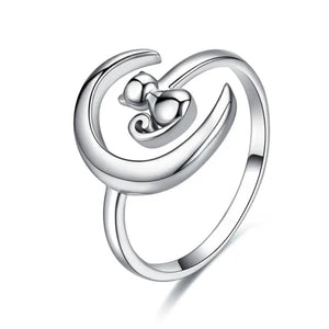 Bague Chat sur la Lune Vraiment-chat