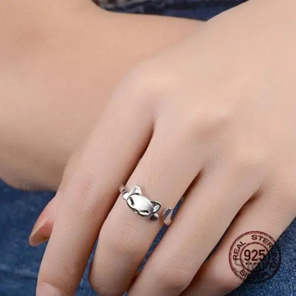 Bague Chaton (Argent) - Vraiment-chat