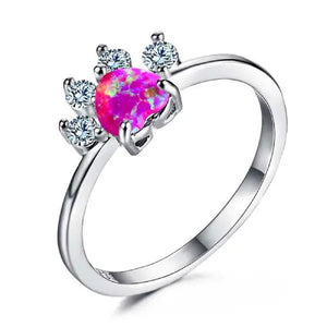 Bague Fiançaille Chat (Argent) - Vraiment-chat