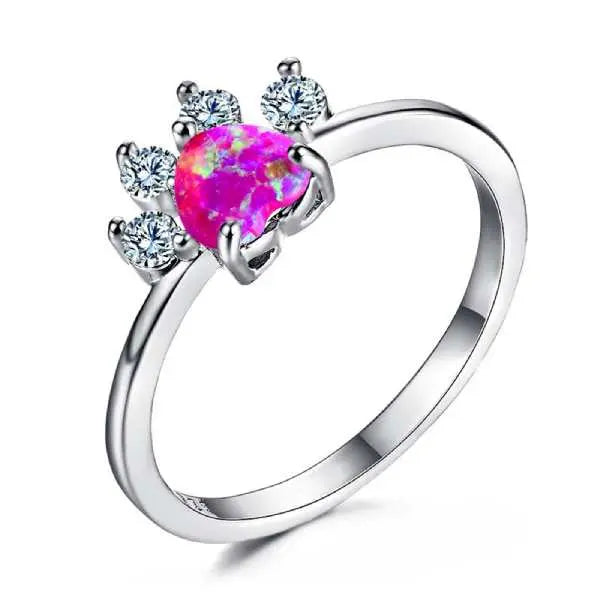 Bague Fiançaille Chat (Argent) - Vraiment-chat