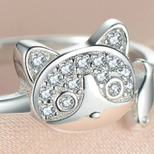 Bague Poisson Chat (Argent) - Vraiment-chat