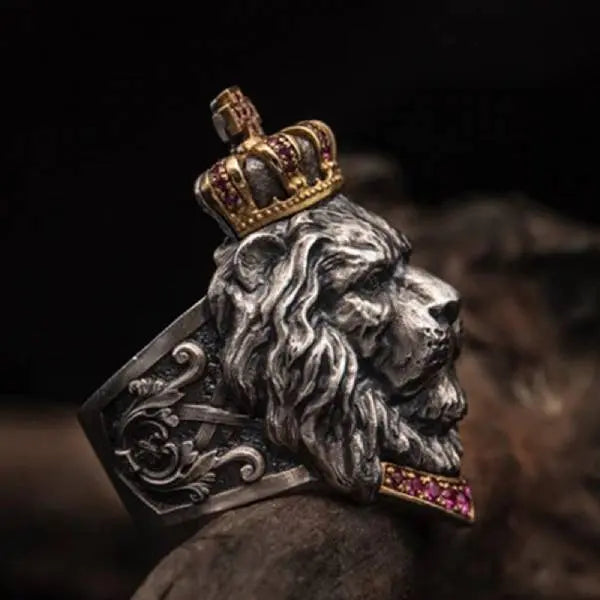 Bague Couronne du Roi Lion - Vraiment-chat
