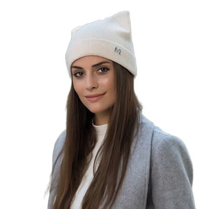 Bonnet de Tricot Chat aux grandes Oreilles Vraiment-chat