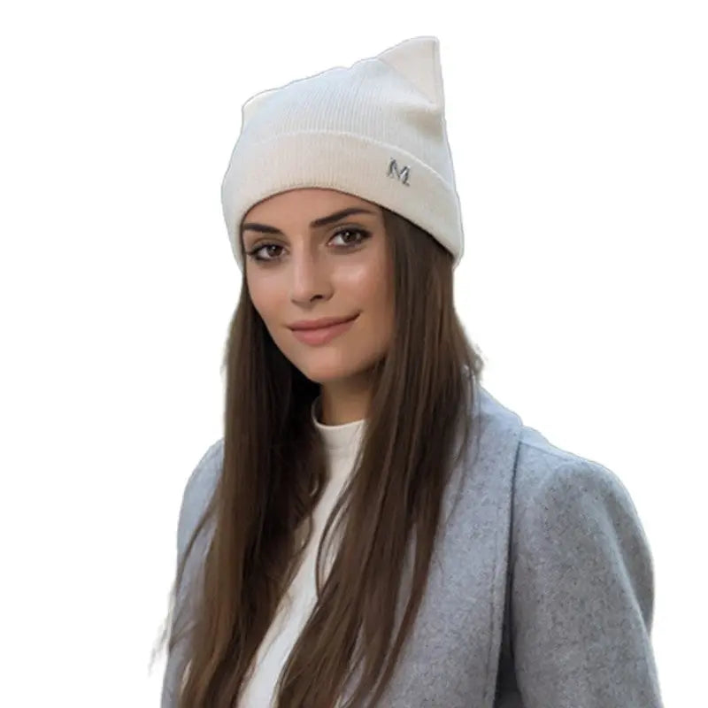Bonnet de Tricot Chat aux grandes Oreilles Vraiment-chat