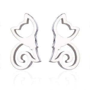 Boucles d'oreilles Chats Complices - Vraiment-chat