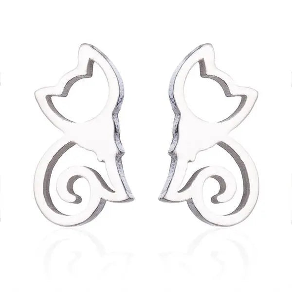 Boucles d'oreilles Chats Complices - Vraiment-chat