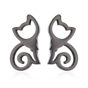 Boucles d'oreilles Chats Complices - Vraiment-chat