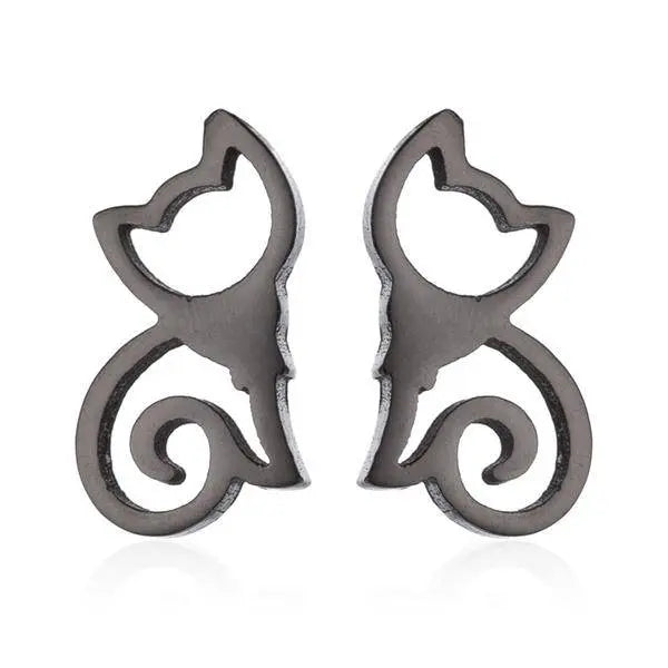 Boucles d'oreilles Chats Complices - Vraiment-chat