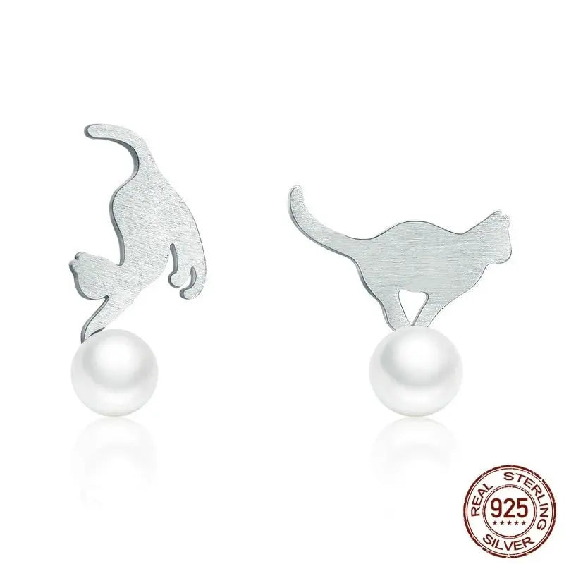 Boucles d'Oreilles Chat Fantaisie de Félin Vraiment-chat