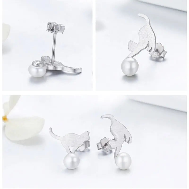 Boucles d'Oreilles Chat Fantaisie de Félin Vraiment-chat