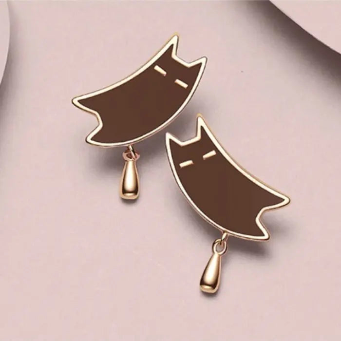 Boucles d'oreilles Chat Caramel Vraiment-chat