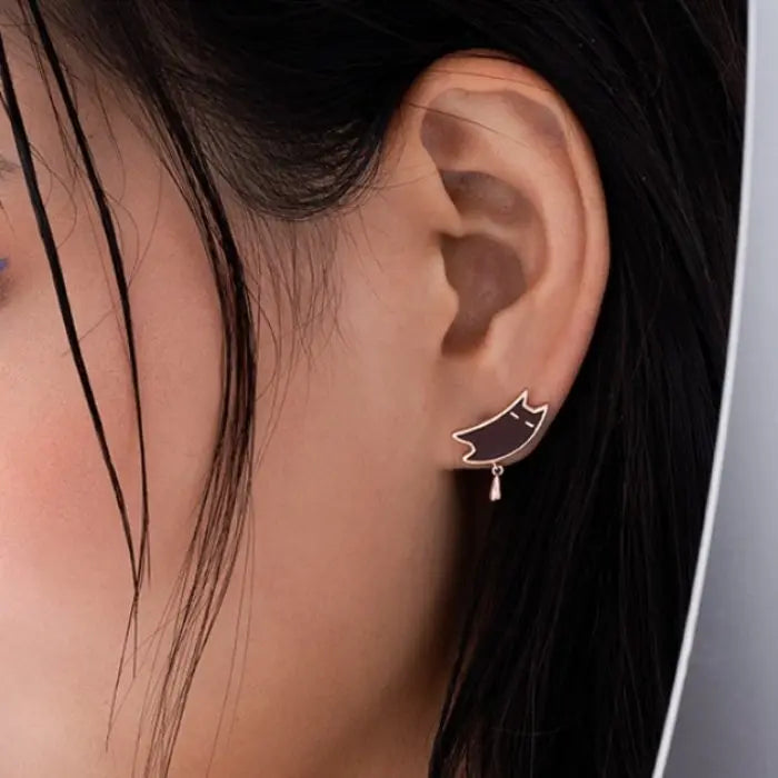 Boucles d'oreilles Chat Caramel Vraiment-chat