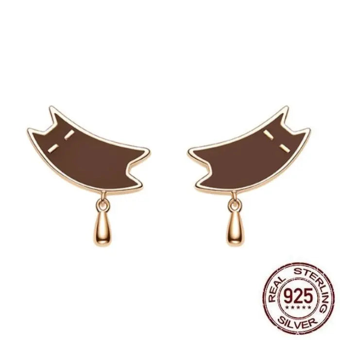 Boucles d'oreilles Chat Caramel Vraiment-chat