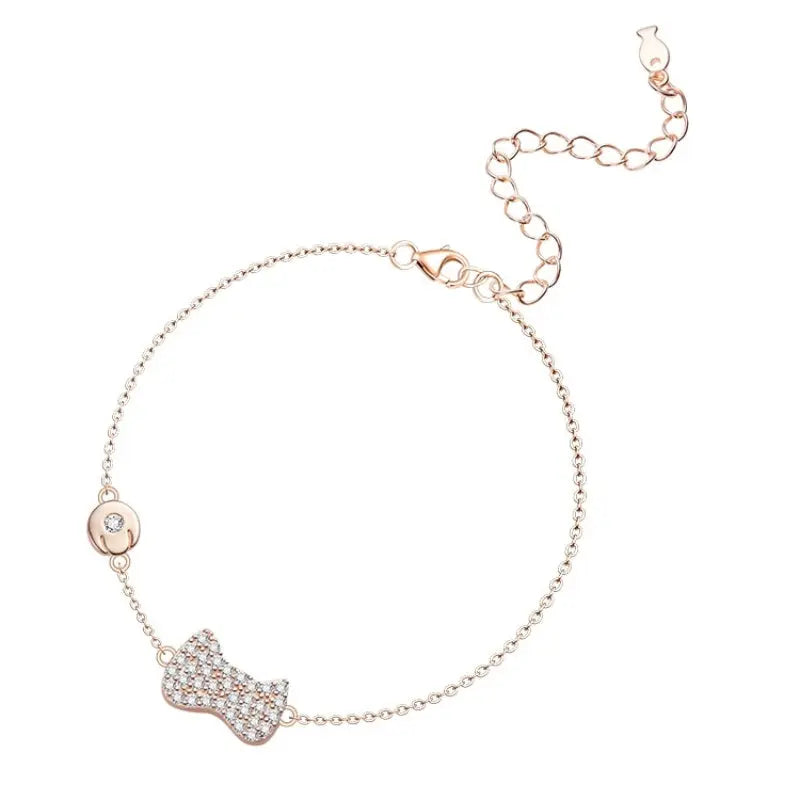 Bracelet Chat Patte et Poisson - Vraiment-chat