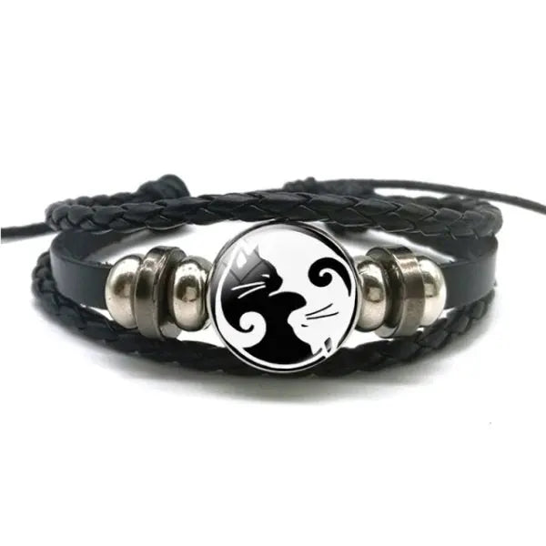 Bracelet Yin Yang Chat Vraiment-chat