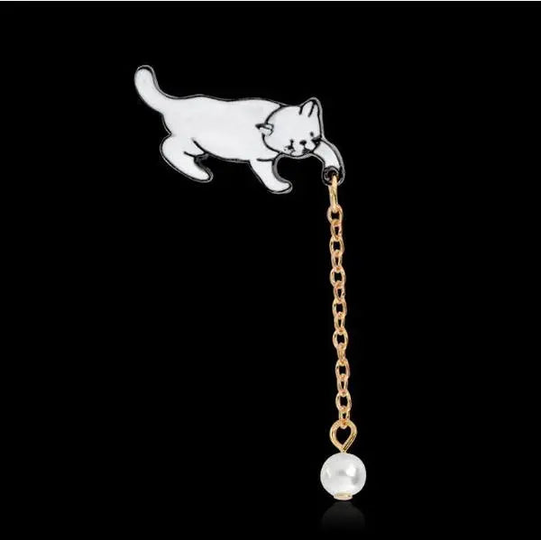 Le Pins Chat Pendule - Vraiment-chat