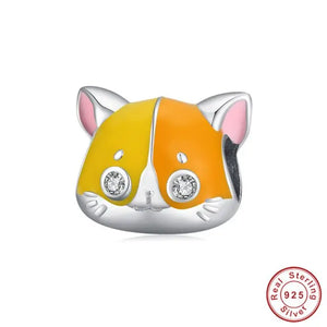 Charm Chat Jaune et Orange Vraiment-chat