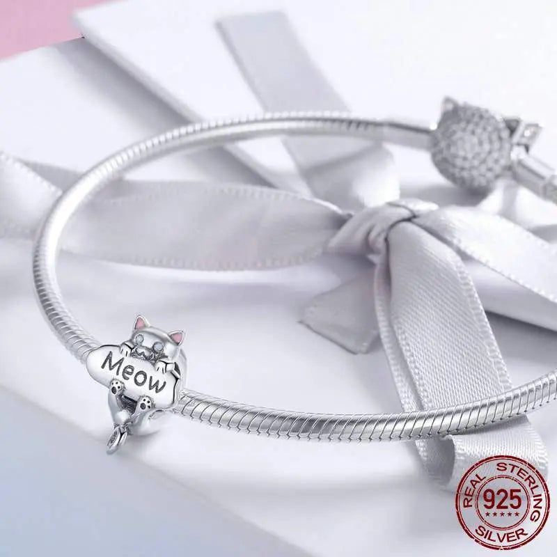 Charm Chat avec Pancarte Meow Vraiment-chat