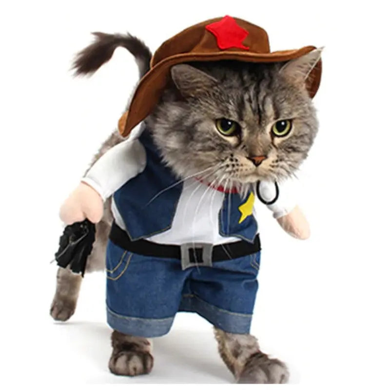 Déguisement Chat Garçon Cow-Boy - Vraiment-chat