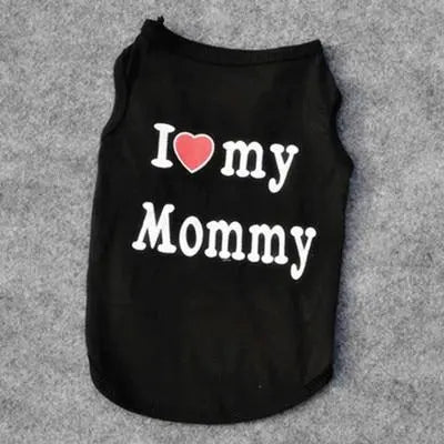 Pull pour chat I love Mommy Daddy - Vraiment-chat
