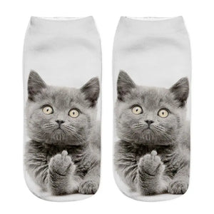 chaussettes chat doigt d'honneur Vraiment-chat