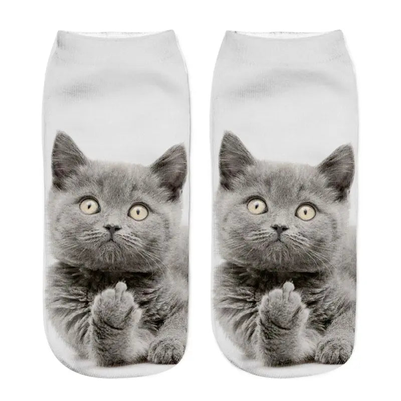 chaussettes chat doigt d'honneur Vraiment-chat