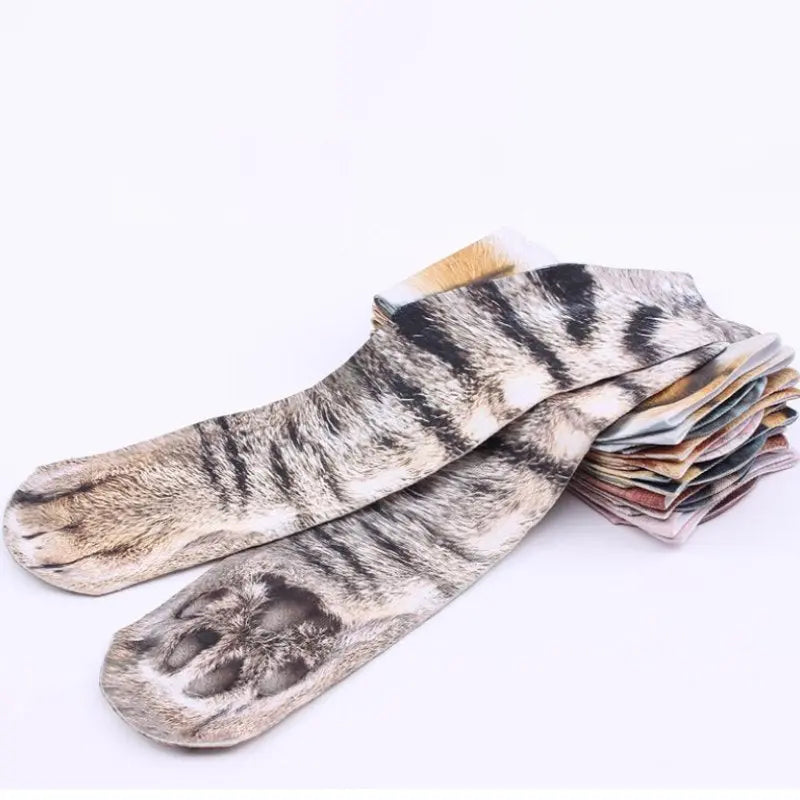 Chaussette Patte de Chat Brune Vraiment-chat