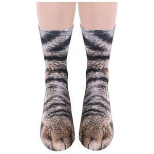 Chaussette Patte de Chat Brune Vraiment-chat