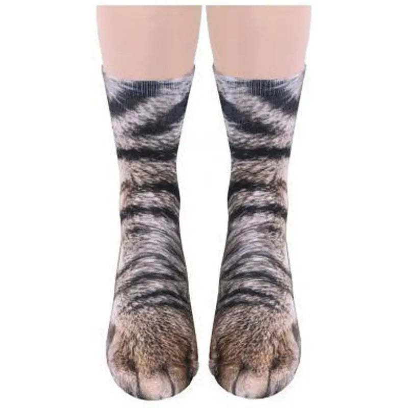 Chaussette Patte de Chat Brune Vraiment-chat